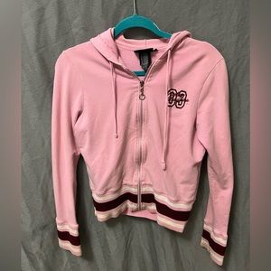 Harley Davidson pink zip up Hoodie
